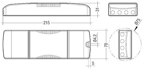 45W 500-1400mA one4all Dimmable SR PRE Constant Current LED Driver 28000672  Tridonic LCA